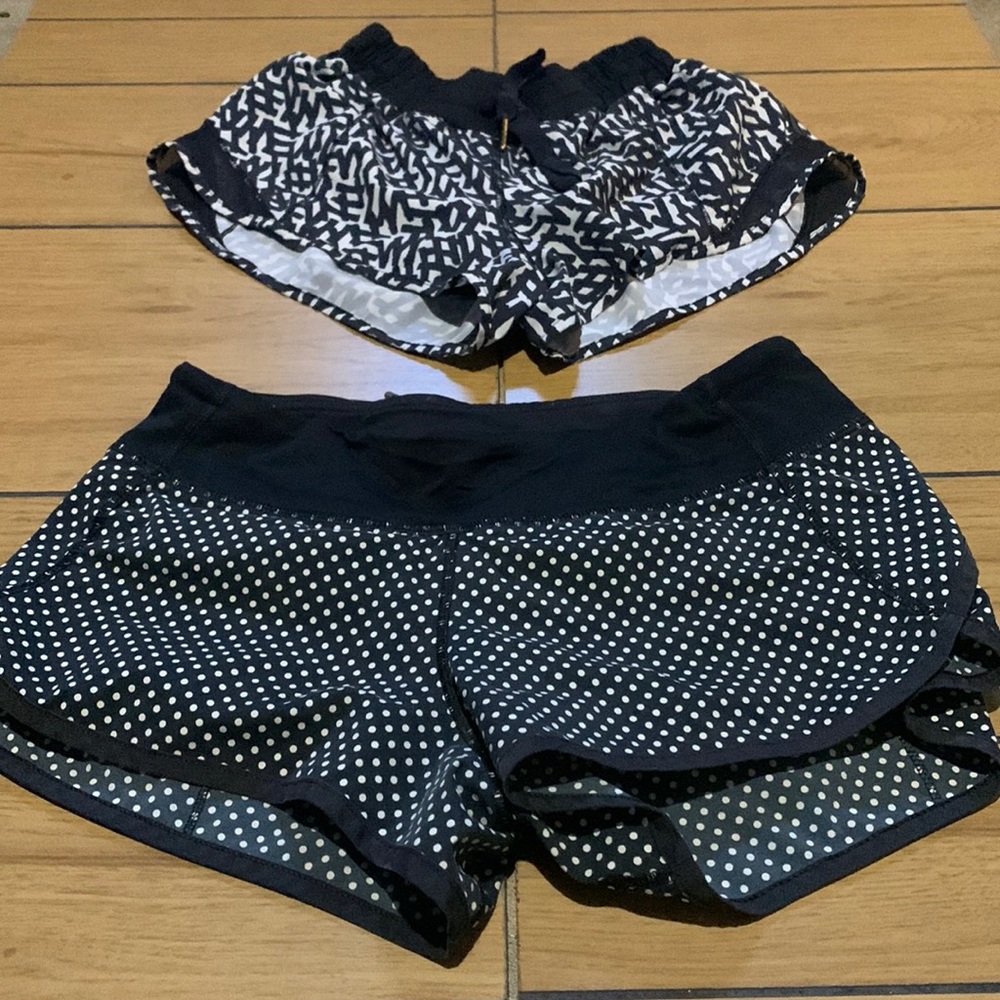 Lululemon shorts TWO PAIR